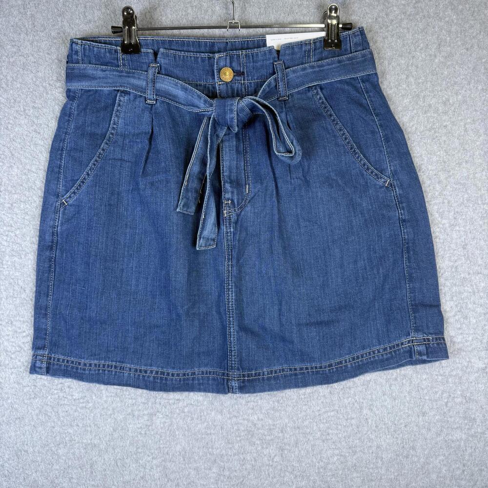 Brand New American Eagle Women's Size 4 Super High Rise Mini Skirt Belted